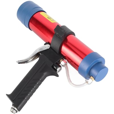 Pistolet à colle pneumatique pour verre 310 ml 0,4 ?0,7 Mpa réglable 24 ?Outil de réparation automatique de buse black