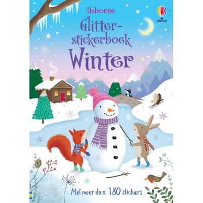 Winter - Usborne Glitterstickerboek