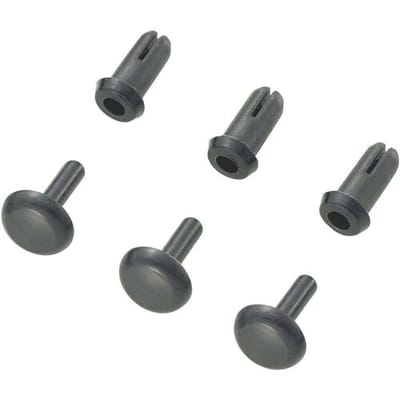 TRU COMPONENTS TC-SRR-365K203 TC-10820812 Splijtnagel Schachtdiameter 3 mm Zwart 1000 stuk(s)