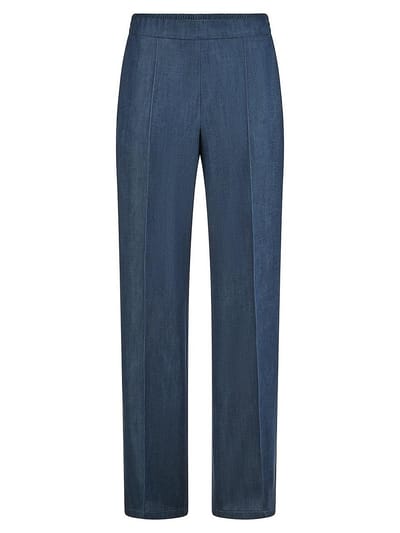 Wide Fit-broek Van Peter Hahn denim