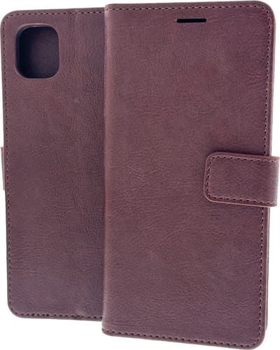 Bookcase Bruin Geschikt voor Samsung Galaxy A04 - portemonnee hoesje - ZT Accessoires