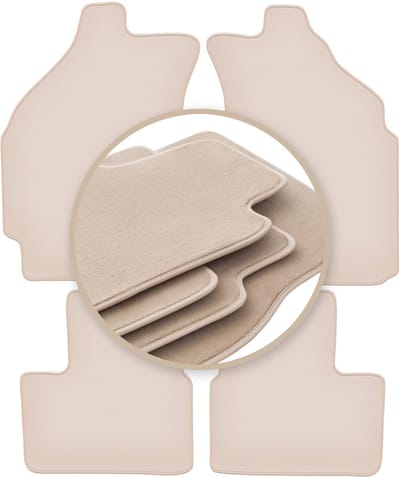 PREMIUM beige vloermatten voor: Chevrolet Spark II M200 hatchback 2005-2009
