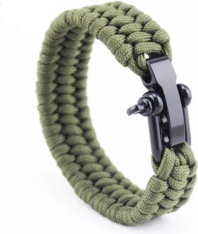 Paracord Survival Armband I Paracord Survival Armband I Extra Sterk I Groen