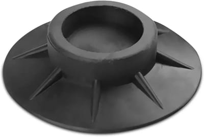 Trillingsdempende Voetjes - Rubberen Poten Slipstop - Stille Wasmachine Ondersteuning - Antislip Mat Dempers - Standaard Formaat - Zwart