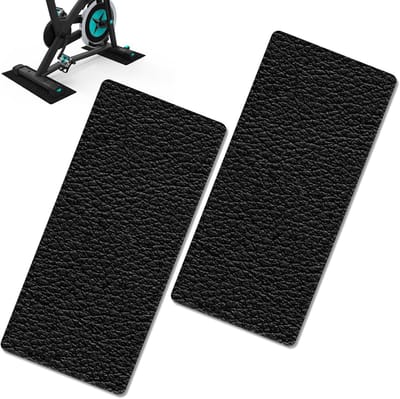 Vloerbeschermingsmatten voor fitnessapparaten - 28 x 70 cm, 6 mm dik, ideaal voor hometrainer, loopband en ellipsentrainer, bescherming en stabiliteit in de sportschool en thuis