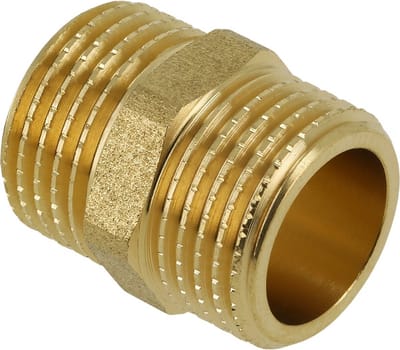 Bonfix Dubbele nippel 3/4inch buitendraad RR