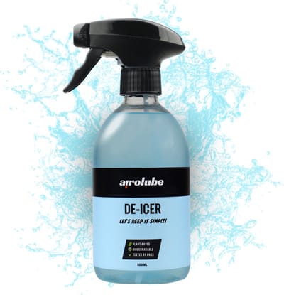 Airolube De Icer 500ml | Natuurlijke Ontdooispray - De Icer Auto - Ruitenontdooier Spray - Snel alternatief voor IJskrabber - Antivries Spray - Antivries