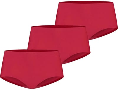 Ten Cate 3-Pack - Secrets Midi hipster 30177 - Voordeelverpakking - Aanbieding - Sale - Rood / XL