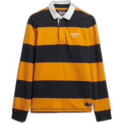 Superdry - Vintage Athletic Stripe Rugby Top - Heren - Tops