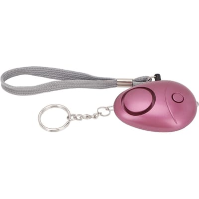 Alarme Personnelle de Sécurité Sonore Portable 130DB Alarme de Sécurité d'Urgence avec Lumières LED pour Femmes Hommes Enfants Personnes Âgées Noir Purple violet