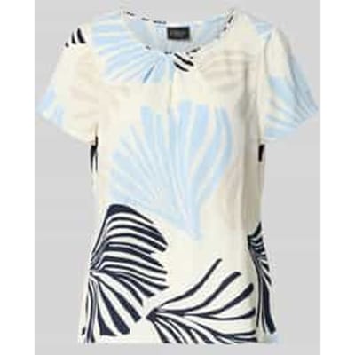 Loose fit blouse shirt met allover-patroon