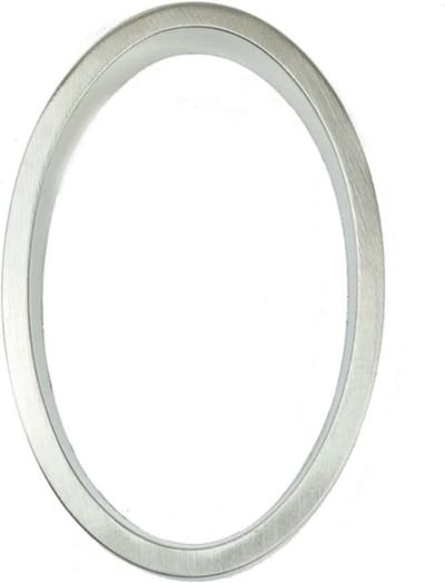 Huisnummer Zilver 12,5 cm nr. 0 - Chrome Huisnummer - modern huisnummer 125 mm