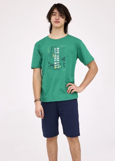 Cornette Katoenen Pyjama voor oudere jongens Fun & Young City 504/46 182/L