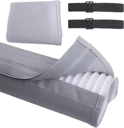 Airconditioner slanghoes - zonbescherming - geïsoleerde AC-slanghoes - buigbaar met elastische band - voor AC-uitlaatslangen - diameter 5 en 5,9 inch