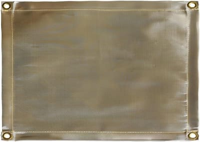 Vuurkorf Mat - Hittebestendig Onderkleed - Buiten Koken - Vlamvertragend - 80x95 cm - Zwart