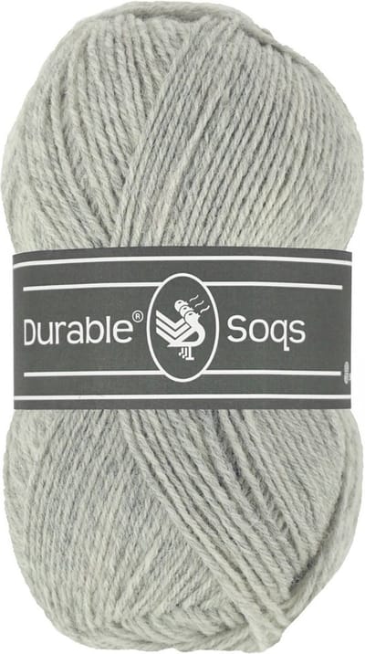 Durable Soqs - 2233 White Grey