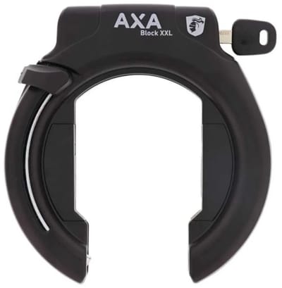 AXA Block XXL Retractable frameslot – Extra brede opening – Met Plug‑in mogelijkheid – Gehard staal – Multi‑bevestiging – Beveiligingsniveau 12 – Zwart