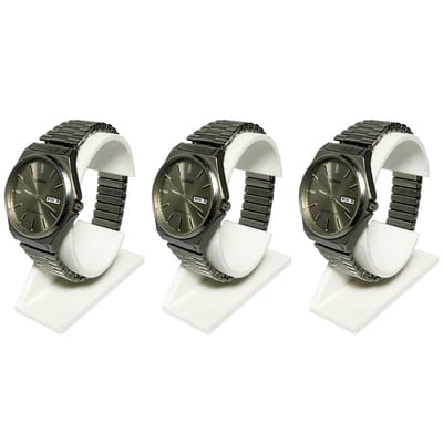 Horloge Houder - Wit - 3 Stuks - Sieraden Houder - Horloge Standaard - Horloge Display - Horloge Rol