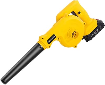 Elektrische Luchtblazer - Stofzuiger Collector - Tuin Onderhoud - Draadloos Vermogen 21000 RPM - 33 x 18.5 x 17 cm