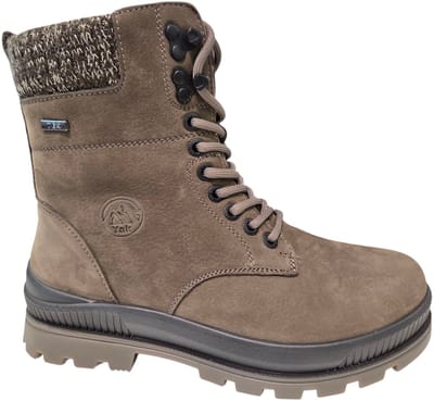 G Comfort Grijze Suede Dames Veterboots - Grijs - 36