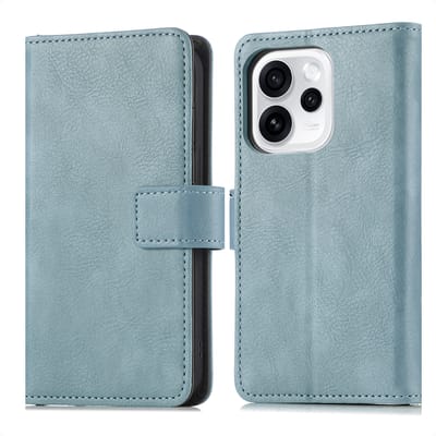imoshion Hoesje - Geschikt voor Oppo Reno15 F (5G) - Luxe Bookcase - Lichtblauw