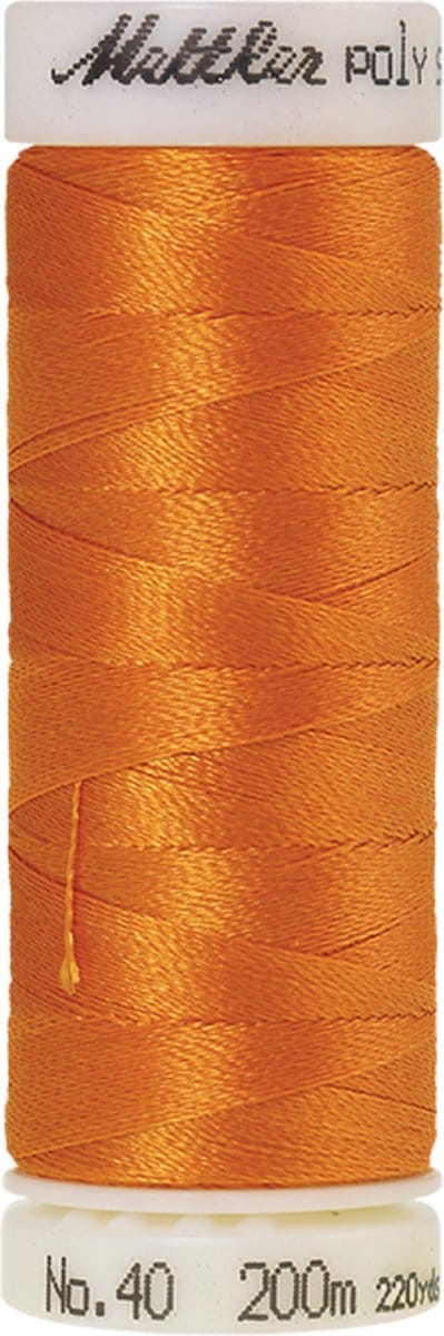 Mettler borduurgaren - Oranje - Nr 904 - Polysheen - 200 meter