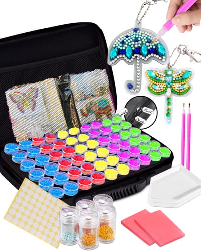 Huntex Diamond Painting Opbergdoos Zwart - Perfect voor Volwassenen en Kinderen