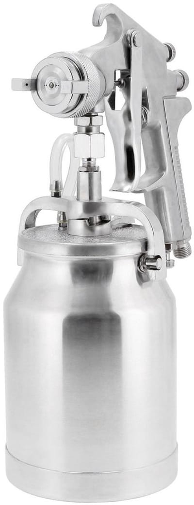 Verfspuit met roestvrijstalen naald en 1.8 mm nozzle 6 bar in blister