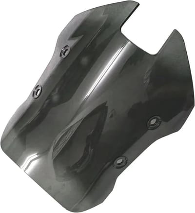 Motor Voorruit - Windscherm Motor - Bescherming Rijder - Weerbestendig ABS - Universele Pasvorm - Grijs