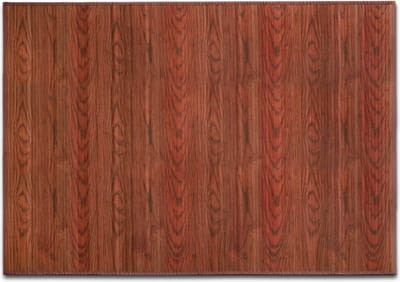 FLOORDIREKT Vloerkleed - Bamboe - Tapijt - Magenta - Bruin - 90 x 120 cm