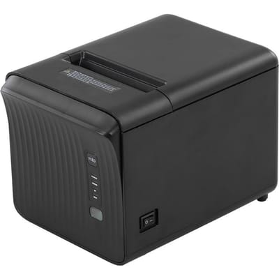 USB Thermische Printer Bonprinter 250mm/s Printsnelheid Max Ondersteuning 80mm Papierbreedte Automatische Snijder UK Plug zwart