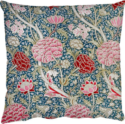 Sierkussens - Kussentjes Woonkamer - 50x50 cm - Bloemen - Rood - Kerst - Roze