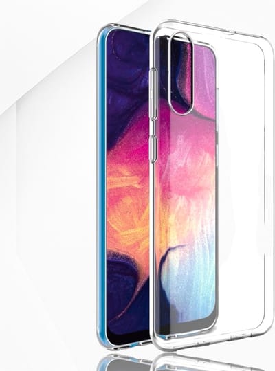 AziLine Shockproof Case Geschikt voor Samsung Galaxy A50 - Transparante Luxe A50/30S Bescherming Hoesje - Maximaal Stevig en Premium Kwaliteit geschikt voor Samsung Galaxy A50
