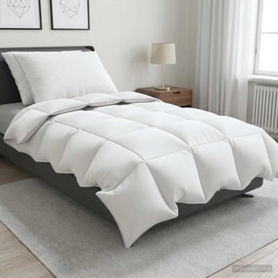 vidaXL - 90% - Ganzendons - Deken - Set - FULDA - 3 - st - 135 - x - 220 - cm - Alle - seizoenen