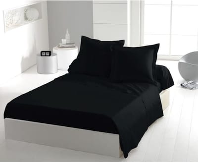 Laken - HOME LINGE PASSION - HP72093 - 82 g microvezel - 240 x 300 cm - Zwart