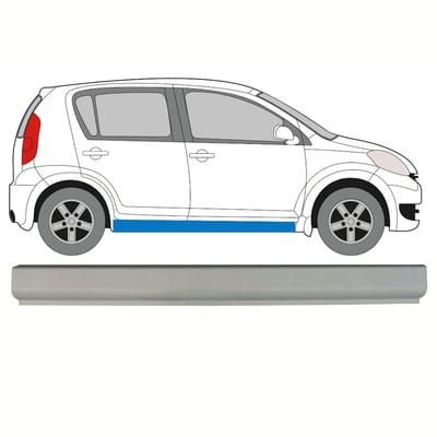 Reparatie dorpel voor Subaru Justy 2007-2011 / Links = Rechts (symmetrisch)