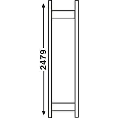 Stellingsysteem R 3000, frame, H 2490 x D 300 mm