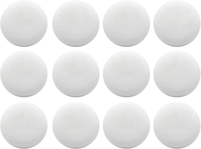 Deurstopper - Wandbuffer - Muren Beschermen - Zelfklevend - 12 stuks - Wit