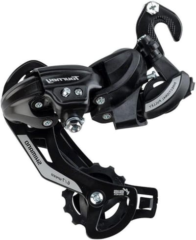 Achterderailleur Fiets - Versnellingsmechanisme - Fietsen Onderhoud - Lange Kooi - 14.6 cm - Zwart