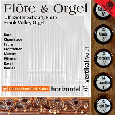 Ulf-Dieter Schaaff - Flute & Organ: Horizontal U. Vertikal 2 (CD)