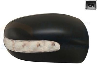 VanWezel 3032842 - Couvercle de rétroviseur droit pour Mercedes C w203 de 2000 à 2007