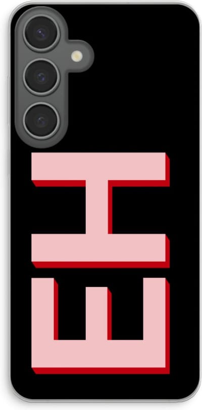 Gepersonaliseerd - Case Company® - Hoesje geschikt voor Samsung Galaxy S24 Plus hoesje - Monogram - Soft Cover Telefoonhoesje - Bescherming aan alle Kanten en Schermrand