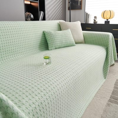 Zomer Ijszijde Bankovertrek Handdoek Koel Gevoel Bankovertrek Eenvoudig Modern Zomer Anti-Kras Zomermat Bankkussen 180X130