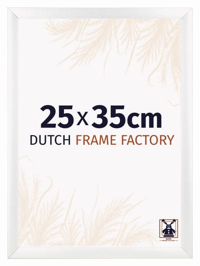 Fotolijst 25x35 cm - MDF - Wit Mat - Praag