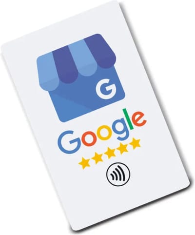 NFC Google Review Card - Snel een eenvoudig reviews verzamelen