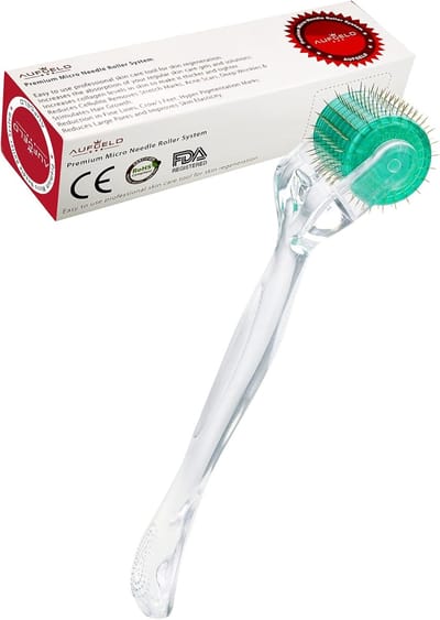 RONN® Dermaroller Haargroei - Dermaroller - Transparant - ‎ 18cm x 5cm x 4cm