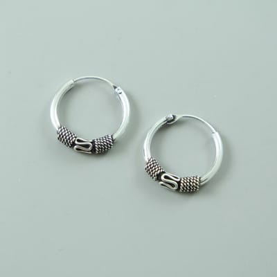 House of Jewels - Bali Oorringen - 925 Zilver