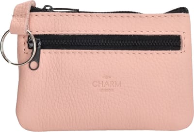 Charm London Anna Sleuteletui - 100% Leer - Leren Tas - Roze