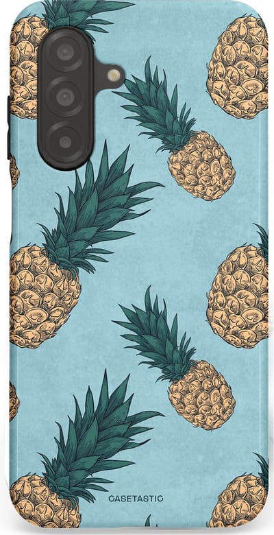 Casetastic Hoesje Geschikt voor Samsung A26 - Stijlvolle Beschermende Duo-layer Case - Tropische Ananas