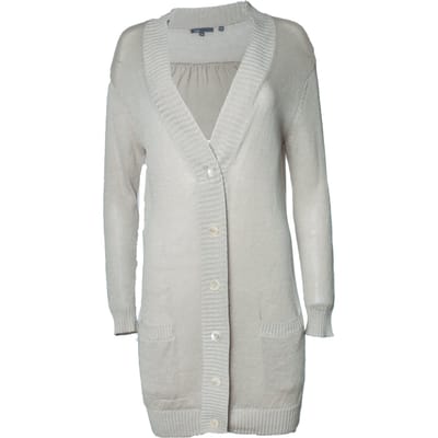 Vince, gebreide cardigan met zakken in beige